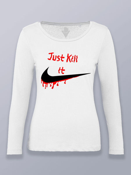 Camiseta mujer manga larga just kill it