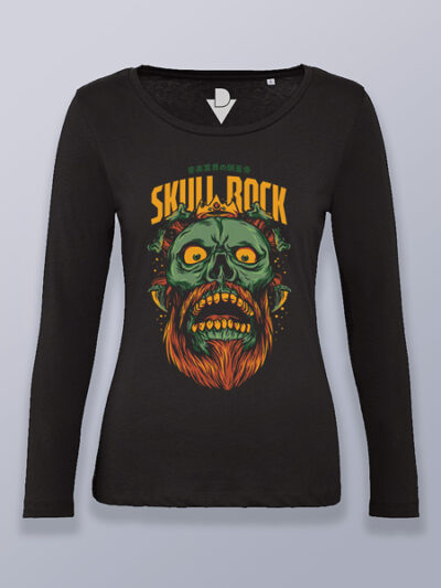 Camiseta mujer manga larga las calaveras molan