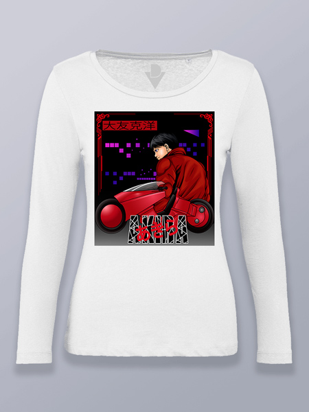 Camiseta mujer manga larga moto Akira
