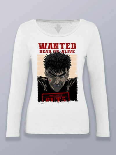 Camiseta mujer manga larga se busca a Guts