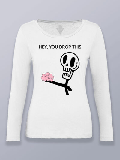 Camiseta mujer manga larga se te cayó esto