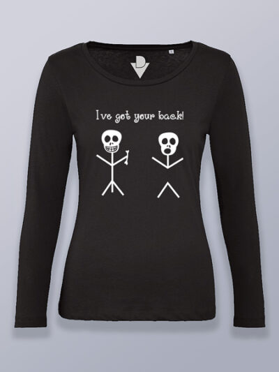 Camiseta mujer manga larga te guardo las espaldas