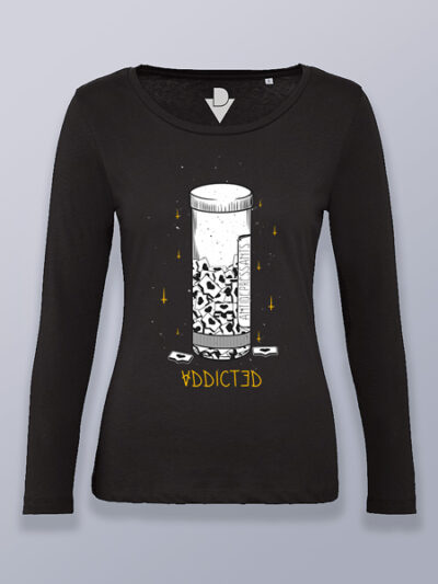 Camiseta mujer manga larga adicción a los likes