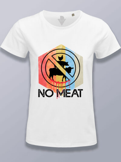 Camiseta mujer no carne