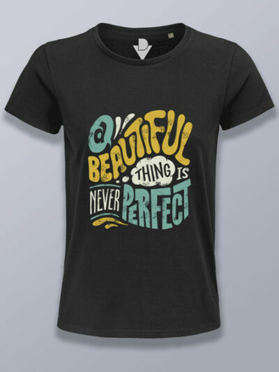 Camiseta mujer nunca es perfecto