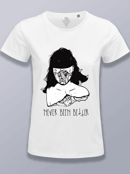 Camiseta mujer nunca mejorando