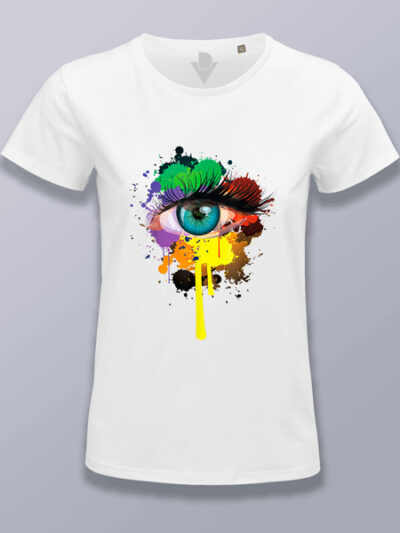 Camiseta mujer ojo LGTBIQ+