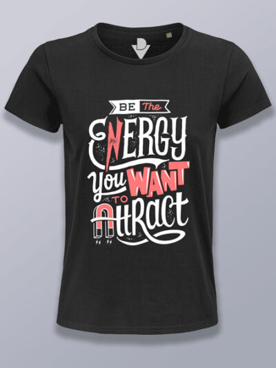 Camiseta mujer sé la energía