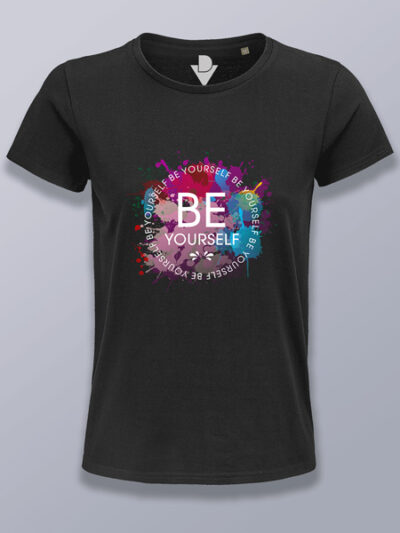 Camiseta mujer sé tu mismo (color blanco)