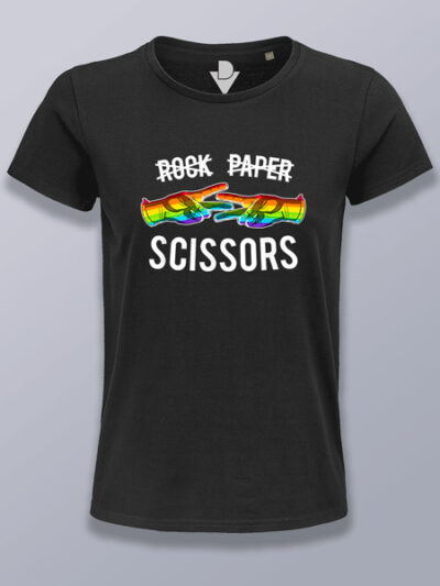 Camiseta mujer tijeras LGTBIQ+