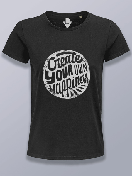 Camiseta mujer tu propia felicidad (copia)