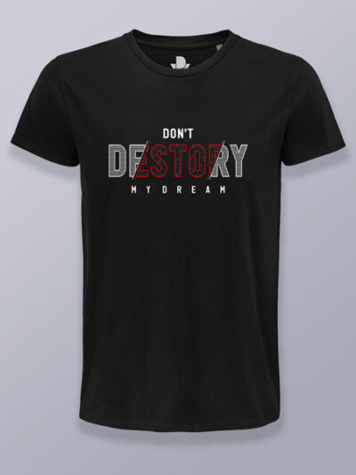 Camiseta hombre No Destruyas (color blanco)