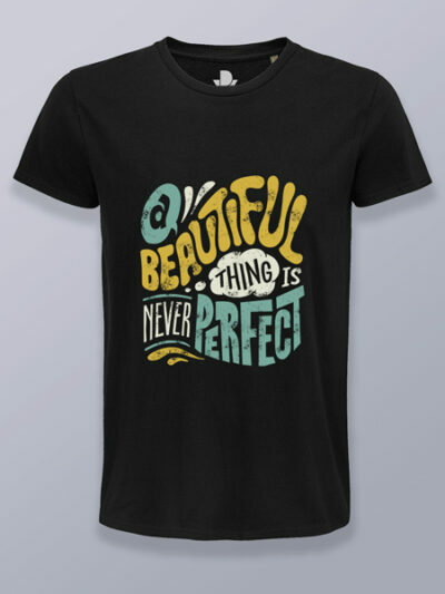 Camiseta hombre nunca es perfecto