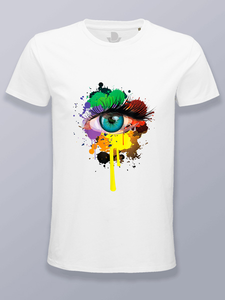 Camiseta hombre ojo LGTBIQ+