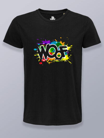 Camiseta hombre palabra guau LGTBIQ+