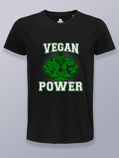 Camiseta hombre poder vegano