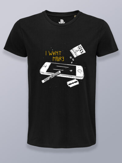 Camiseta hombre quiero más