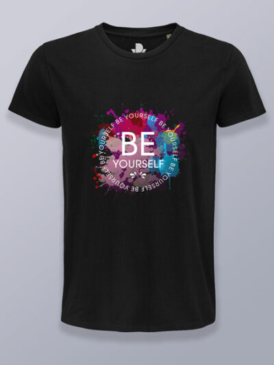 Camiseta hombre sé tu mismo (color blanco)