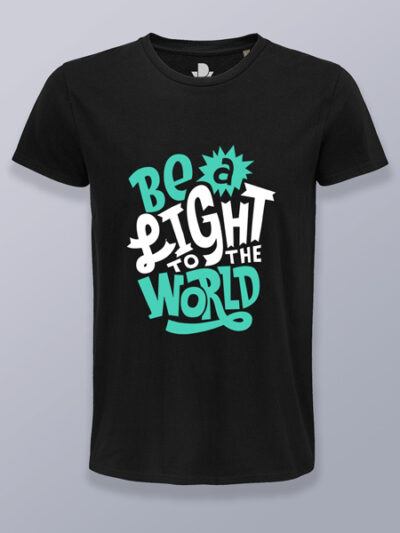 Camiseta hombre sé una luz