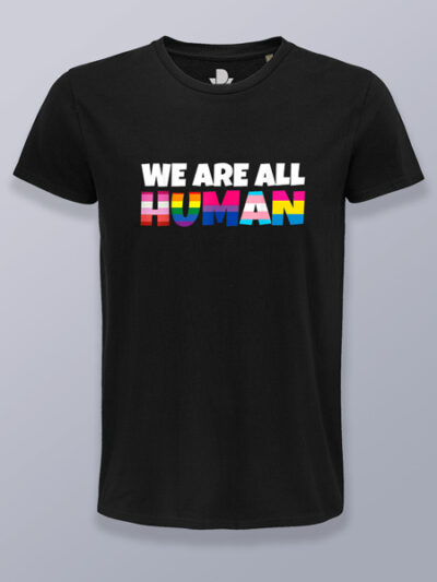 Camiseta hombre somos humanos LGTBIQ+