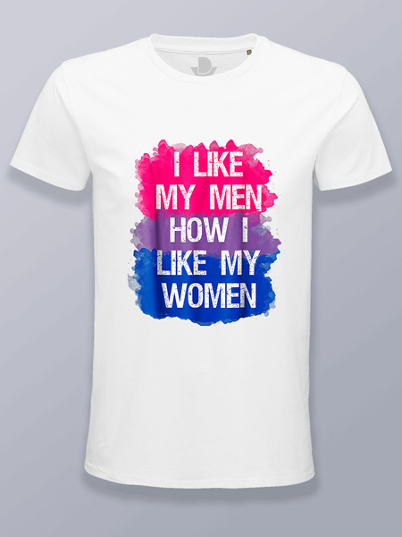 Camiseta hombre soy bisexual