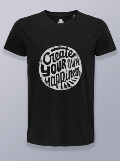 Camiseta hombre tu propia felicidad