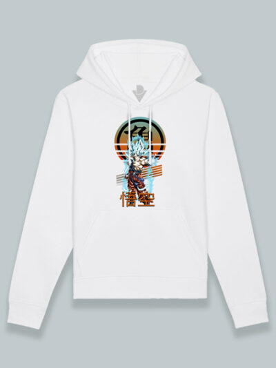 Sudadera con capucha Goku súper saiyajin azul Dragon ball