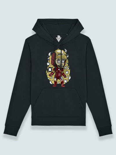 Sudadera con capucha Iron-Man cabezón