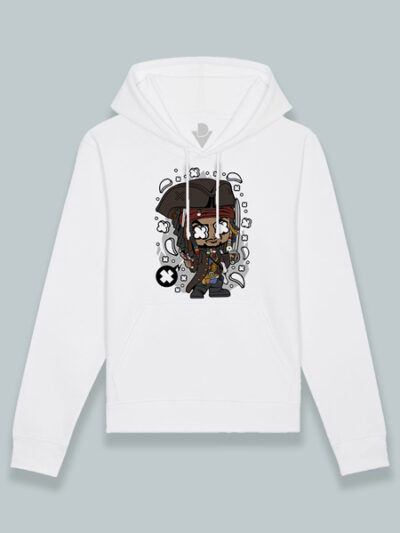 Sudadera con capucha Jack Sparrow cabezón