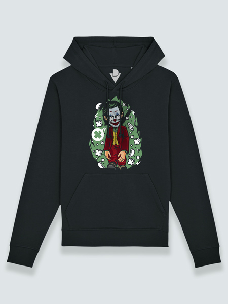 Sudadera con capucha Joker cabezón