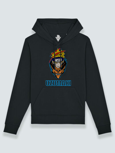 Sudadera con capucha Kyubi Uzumaki Naruto