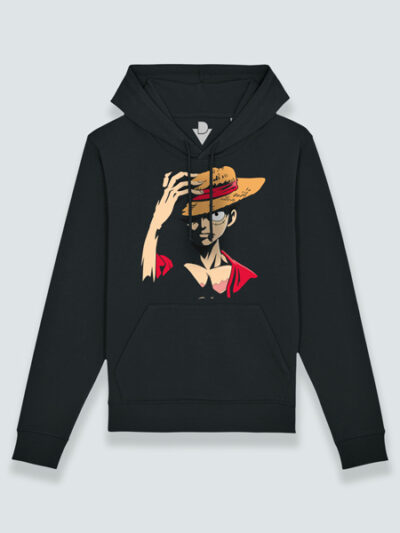 Sudadera con capucha Luffy con sombras One piece