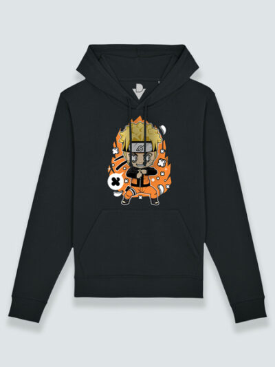 Sudadera con capucha Naruto cabezón