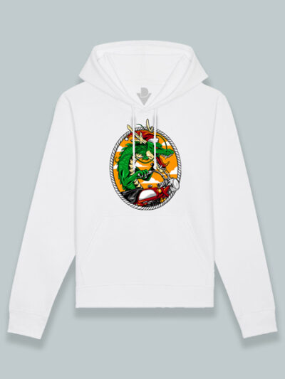 Sudadera con capucha Shen Long en moto Dragon ball