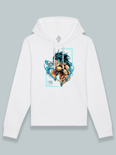 Sudadera con capucha Super saiyan dios Dragon ball