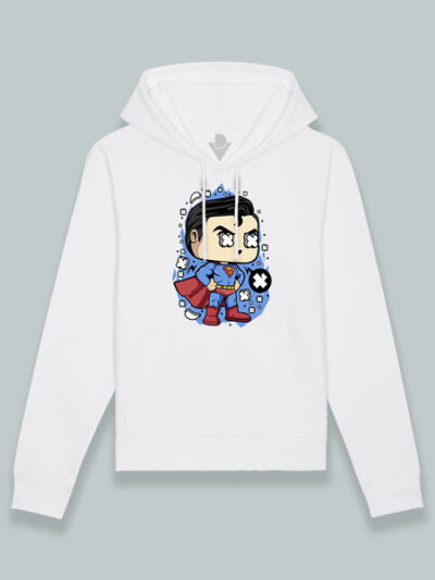 Sudadera con capucha Superman cabezón