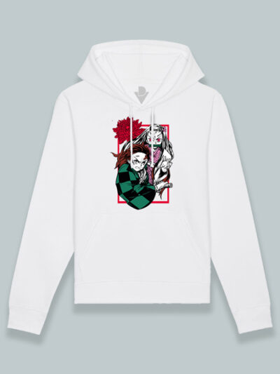 Sudadera con capucha Tanjiro y Nezuko Demon slayer