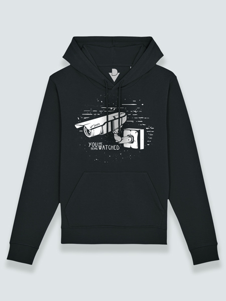 Sudadera con capucha estás siendo observado