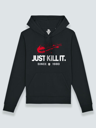 Sudadera con capucha just kill it 1980