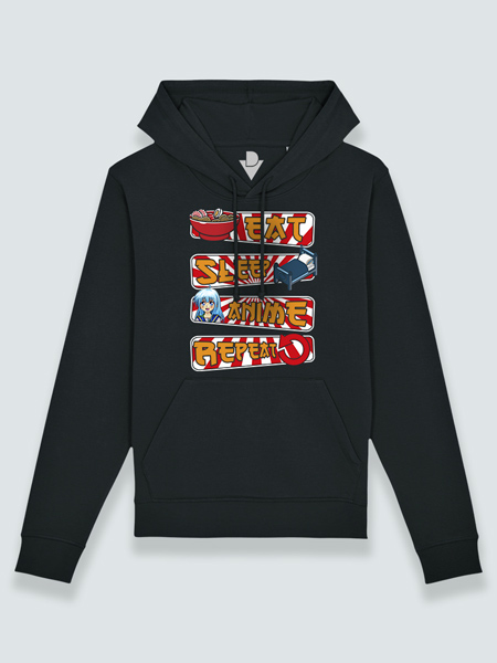 Sudadera con capucha manual del otaku