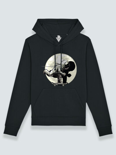 Sudadera con capucha skate the moon