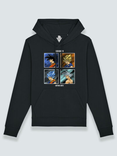 Sudadera con capucha transformaciones Goku Dragon ball