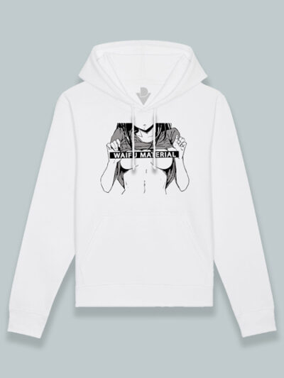 Sudadera con capucha waifu censurada