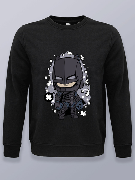 Sudadera sin capucha Bat Man cabezón