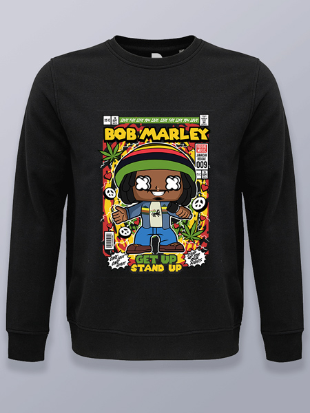 Sudadera sin capucha Bob Marley