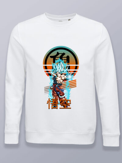 Sudadera sin capucha Goku Súper saiyajin azul Dragon ball