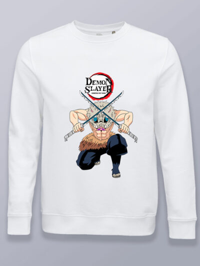 Sudadera sin capucha Inosuke en guardia Demon slayer