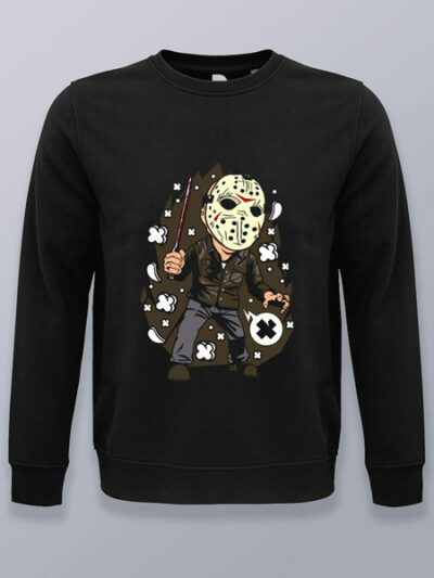 Sudadera sin capucha Jason Voorhees cabezón