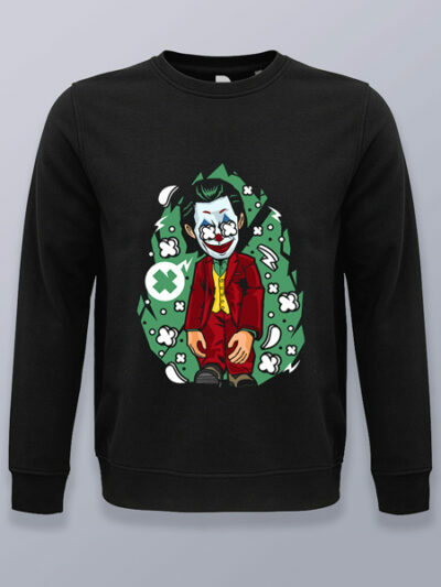 Sudadera sin capucha Joker cabezón