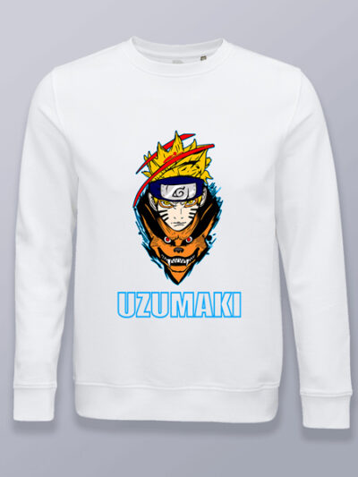 Sudadera sin capucha kyubi Uzumaki Naruto